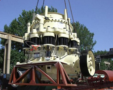 Symons cone crusher product map